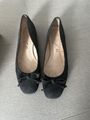 Unisa Ballerina Loafer Gr. 40 schwarz Kid Suede