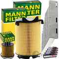 MANN FILTER INSPEKTIONSPAKET passend für 1.4 TSI TFSI A3 8P GOLF 5 BASSAT B6