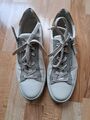 **GABOR Comfort* Sneaker**echt Leder* Gr.8,5**42,5** Beige Grau**