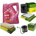 MANN Inspektionspaket 5 L MANNOL Elite 5W-40 für Citroën Xantia Break X1 X2 