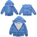 Kinder Jungen Jacke mit Kapuze Übergangsjacke Kapuzenjacke in 4 Farben Windjacke