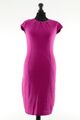 Escada Etuikleid Kleid Eleonor 34 pink magenta knielang ärmellos Jersey Viskose