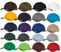 ORIGINAL FLEXFIT® CAP BASEBALL CAPS graue Unterseite S M L XL XXL BASECAP MÜTZE