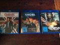 Olympus + London +Angel has fallen [3 BLU RAY]  Morgan Freeman Gerard Butler