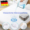 Matratzenschoner wasserdicht Inkontinenzauflage Spannbettlaken Waschbar 30cm