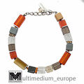 Coeur de Lion Armband Armkette Glas Kunststoff Quadrat Modeschmuck