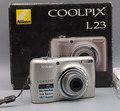 Nikon Coolpix L23 10,1MP Digital Compact Camera Silver 5x Zoom, Original Box