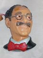 Bossons England Figur Chalk Wallmask GROUCHO MARX RARITÄT !!!