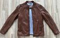 ZARA MAN - Herrenjacke aus Lederimitat - braun - Gr. M