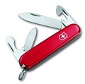 Trickmesser Schweizer Mehrzweck- Recruit Rot Edelstahl - VICTORINOX