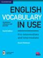 English Vocabulary in Use Pre-intermediate and Intermediate Book with Answers...