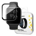 Wozinsky Schutzglas Full Glue kompatibel mit Oppo Watch (41mm) Schwarz