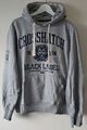 Herren Jungen Sweatshirt Pulli Kapuzen Pullover Crosshatch Gr. L Rundhals grau