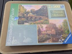 Ravensburger Puzzle 2*500 Teile Riverside Retreat