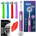 ORAL-B Junior Pro Elektrische Zahnbürste Violett + 4 Ersatzaufsätze