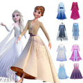 Eiskönigin Anna Elsa Cosplay Mädchen Prinzessin Halloween Party Kostüme Kinder