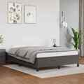 Bettgestell Polsterbett Lattenrost Bett Schlafzimmerbett Kunstleder DE NEU