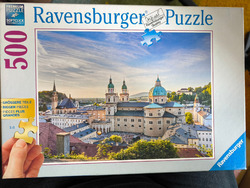 Ravensburger Puzzle 500 größere Teile vollzählig, Salzburg, 2019