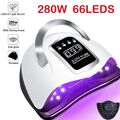 LED UV Nagel Lampe 280W Gel Lichthärtungsgerät Sensor Nageltrockner mit 4 Timer