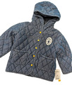 Neu Jungen  Blaue Steppjacke mit Kapuze Winter Jacke with Hood Gr.98/100