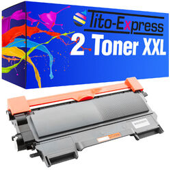 Laser Toner Kartusche Toner Patrone 2x PlatinumSerie für Brother TN1050 TN2320 T