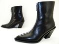 Elleme Eclair Zipper Boots Cowboy Biker Stiefelette  Stiefel Damen Leder Gr.40