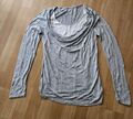 Leichtes, graues Strickshirt