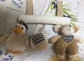 Kinderwagen Kette Anhänger Sterntaler 101572516 Ente und Teddybär mit Klingel