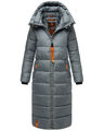 Navahoo Damen Winter Steppmantel warm gefüttert Oversize Parka lang warm B926