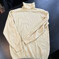 Peter Hahn, Schurwolle Rollkragenpullover, pastellgelb, 40 