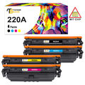 XXL Kompatible Toner MIT CHIP für HP 220A / 220X Color Laserjet Pro MFP 4302dw