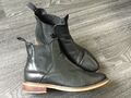 AKIRA Damen Chelsea Boots Ankle Boots, Leder, schwarz, Gr.39, getragen