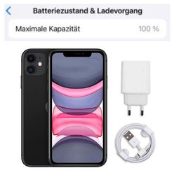 Apple iPhone 11 - 64 128 256 GB - GUT - 100% BATT. - Schwarz Weiß Rot Violett