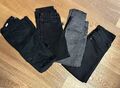 Kleidungspaket Hosen Jungen, Gr. 158, schwarz u grau, 4 Hosen, 3 Jeans, 1 Cargo