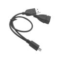 B96 Micro USB Stecker auf USB 2.0 A Buchse Host OTG + USB 2.0 A Kabel Adapter