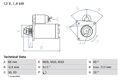 BOSCH 0 986 016 570 Starter Anlasser 1.4kW für RENAULT MEGANE Scenic (JA0/1) 12V