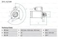 BOSCH 0 986 022 400 Starter for ,IRISBUS,IVECO