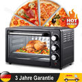 Mini Backofen 22 Liter 3in1 Miniofen Pizzaofen Kleiner Backofen Mini Oven