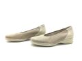 Semler Damen Halbschuhe Gr. 40,5 Ballerina Slipper Freizeitschuhe Komfort Beige