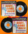 LP 45 7'' THE SHAKERS Baby come back Emergency call 1976 italy ASYLUM cd mc dvd*