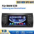 Autoradio GPS Navi Touchscreen SWC 2+32GB BT DAB WIFI FM RDS Für BMW 5er E39 E53