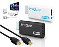 Nintendo Wii HD-Anschluss Adapter Konverter - Auswahl mit oder ohne Kabel (NEU)