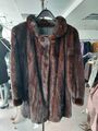 Echte Nerz Jacke Damen Pelzjacke Saga Mink Nerz Kurzmantel Gr. 40/42