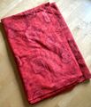 Kuscheldecke Fleece Uni Wolldecke warm Wohndecke Decke rot Rosen 150 x 200 cm