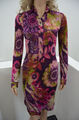 Original ETRO Damen Kleid Dress Viskose bunt IT 40 DE 34