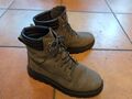 Damen Timberland Boots Leder Stiefel Stiefelletten grau Gr.38 waterproof 