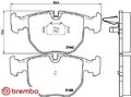 Brembo P06021 Bremsbelagsatz für Scheibenbremse Bremsbelagsatz 