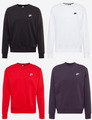 NIKE Sweater Pullover Pulli Sweatshirt Sportswear Club Fleece rundhals Shirt