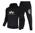 Sportanzug ALPHA INDutries Herren Hoodie Anzug Casual Training Jogginganzug