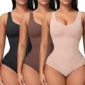 Shapewear Bodysuit Damen Miederbody Stark Formend Shaper Bauchweg Figurformender